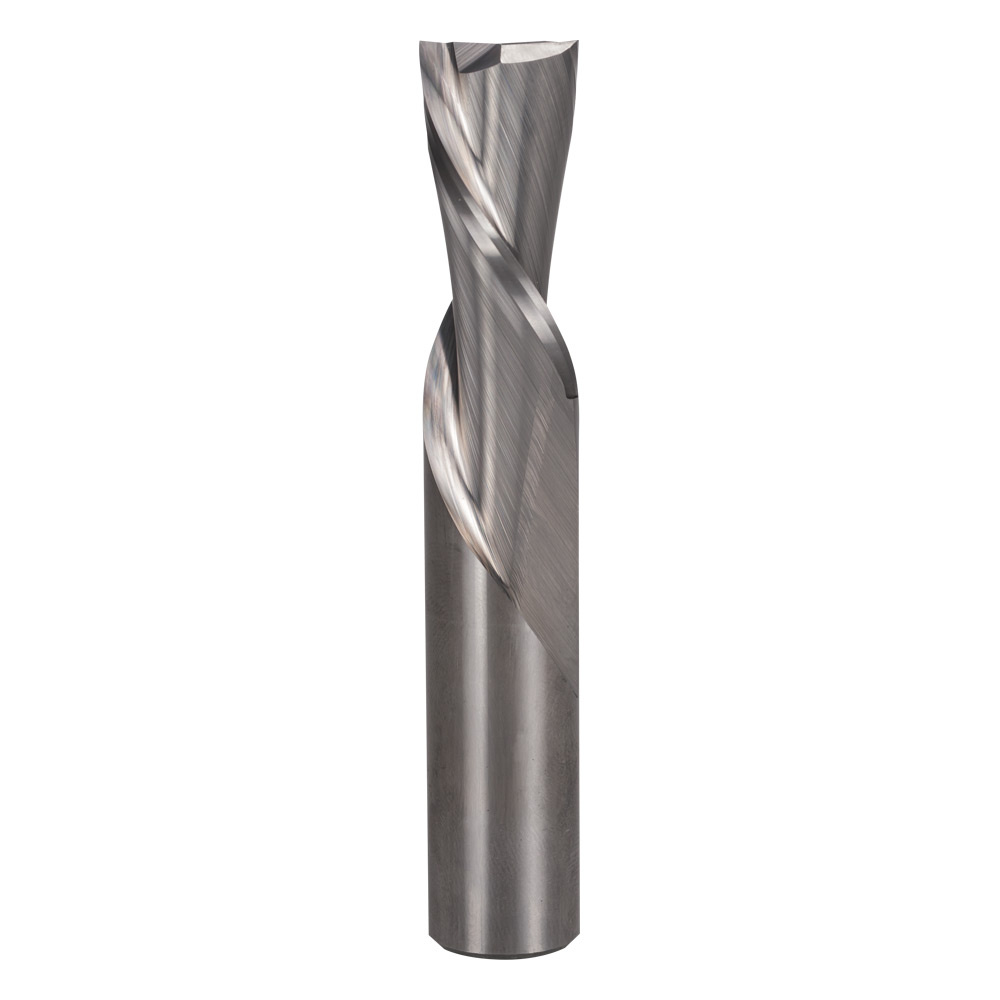2 Flute Finishing Spiral Bit Down Cut Solid Carbide Carbitool